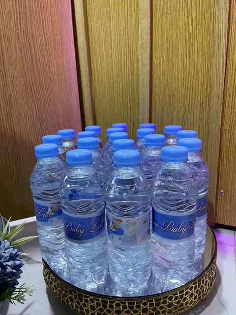 Bouteilles d'eau personnalisées pour naissance à Tetouan