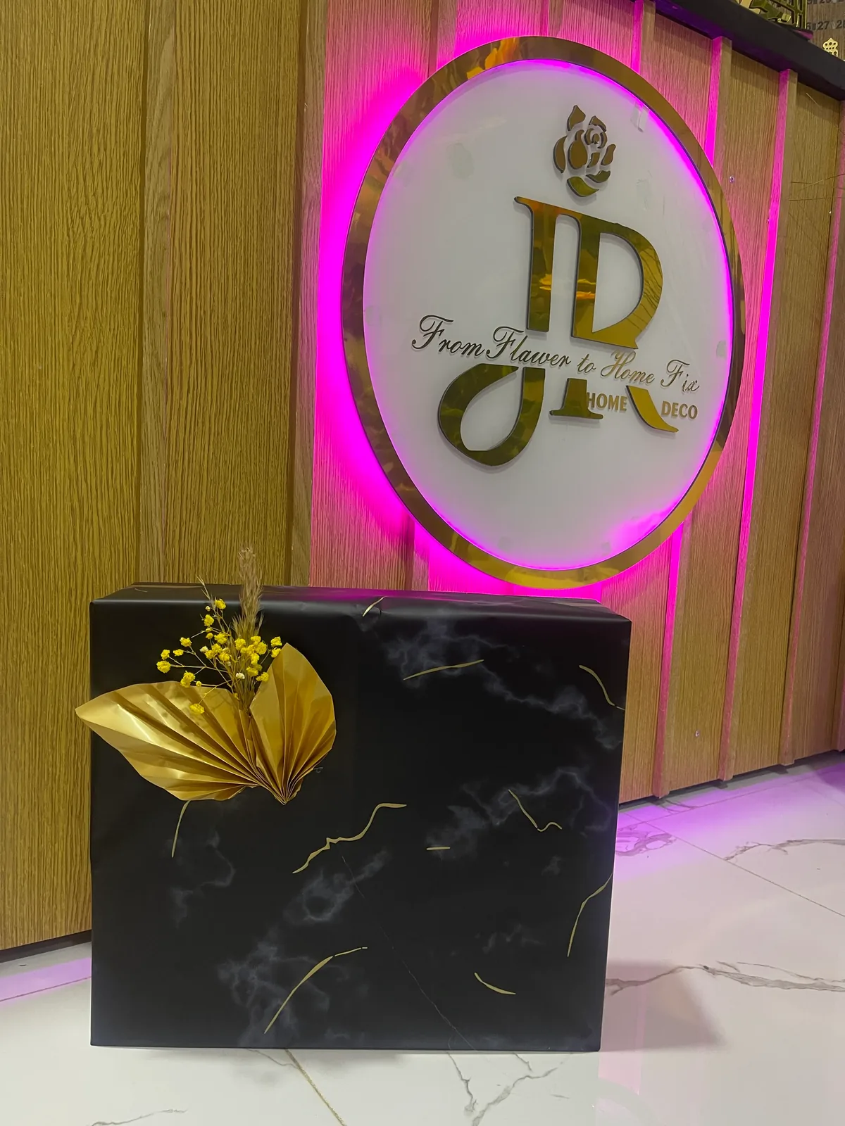 Black marble gift - Luxury box
